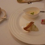 豆腐を使ったオードヴル3種盛り合わせ
          