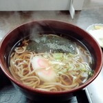 あぐりキッズ - かけ蕎麦@400円 小鉢1付