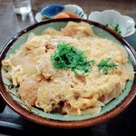 あぐりキッズ - カツ丼@650円  小鉢1味噌汁付