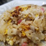 チャーハンの表情。