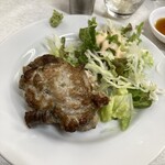 ゆたか食堂 - 鮪ハンバーグ