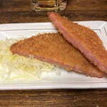 立ち飲み処 呑うてんき - 人気のハムカツ150円