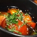 魚～ずまん - トマトのお浸しが美味っ！