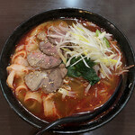Chinki - マーラー牛肉刀削麺/950円♪