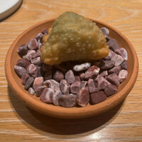 マンサルヴァ - キャベツと黒トリュフ包み揚げ