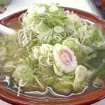 おもだかや - ちゃーしゅうめんま（大盛；ねぎ・くきわかめ増し）