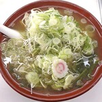 おもだかや - ちゃーしゅうめんま（大盛；ねぎ・くきわかめ増し）