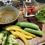 フロックス ローカル マーケット - 「かにみそバーニャカウダ（税抜￥1,000）」