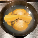 Otagi - 桑名の蛤と雪中筍のお椀
