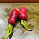 鮨匠 のむら - 【写真㉛】廿日大根の浅漬け