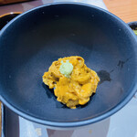 鮨匠 のむら - 【写真⑪】紫雲丹(鹿児島県阿久根)のマイクロ丼