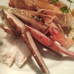 Crab House Eni - 釜茹でしたズワイガニが、たくさ〜ん❗♡