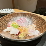 酒肴 Shin - お刺身5種盛り
サービスで6種にしてくれました