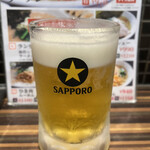 ラーメン堂仙台っ子 仙台駅前店 - 生ビール