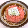 Soba Dokoro - 紅しょうが天そば￥400　2023.3.19