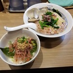 Rock’anDo - はまぐり桜そば＋桜海老丼