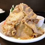 人形町 かねき亭 - ポーク生姜焼き（キャベツＬ、ご飯大盛）1,100円