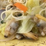 カフェふるふる - あさりのパスタセット1,000円