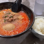 Umakara Ra-Men Hyouri - 白胡麻 坦玉麺+味玉 920円