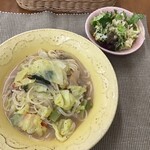 カフェふるふる - あさりのパスタセット1,000円