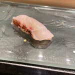 京極寿司 - 真鯛　すだちと塩