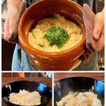 たでの葉 - 鹿児島産 たけのこご飯
      筍のシーズンです！
      筍の染みたご飯が良い香り、ふっくら炊かれていと旨し！
      お代わりには、スッポンのお出汁をかけていただきましたが、お茶漬けをいただく要領でサラサラっと完食です♪