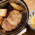 蕎麦雪屋 - 鍋　物「個人鍋　道産牛すき焼き雪屋風」