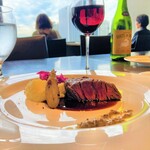 IL PINOLO SKY TERRACE - 20230324牛フィレ肉のアッロースト　トリュフ香る赤ワインソース