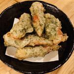 わらい八 - 「ちくわ明太子磯辺揚げ」350円