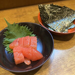 小料理屋 ぐり - 生たらこののり包み（¥600）