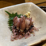 小料理屋 ぐり - ほたるいかしょうが正油（¥800）