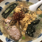 がんこや - にんにく三昧ラーメン