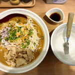 麺小屋 てち - みそら〜めん(並)、我が子用の取り皿など