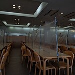筑波宇宙センター社員食堂 - パーテーションしっかり！