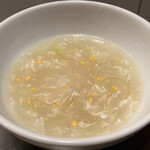 Chaini-Zu Dainingu Shi-Ja Saikan Fuku - ふかひれスープ: なんちゃってじゃなくてしっかり千切りのフカヒレ入ってた。