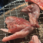 焼ジビエ 罠 狩場 - うずらの頭が！！！