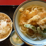 木村屋 - とり天うどん・かしわご飯