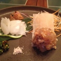 えびす あふそや - 飛び魚とアオリイカ