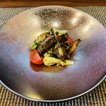 今石飯店 涼華 - 佐賀牛ネクタイ　朝天辣椒の炒め