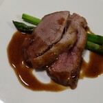 イタリアン コロラト - 料理写真:鴨ムネ肉のソテーオレンジ風味のバルサミコソース