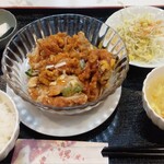 Shisen Nryouri Shoku Kouen - 定食メニューから「油淋鶏780円＋税」