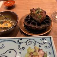Restaurant Honjin - 田島蓮園蓮根 いさむポーク挟み揚げ