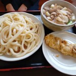 藤店うどん - 肉汁うどん　並　ちくわ天