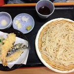 そば処 紫葉庵 - 天付きうどん