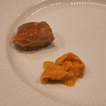 うを徳 - 余市　アンキモ、根室　ウニ