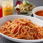 ベビーフェイスプラネッツ - これはパスタランチ。本日のパスタから選んでね(^O^)