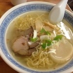 食堂マル米 - 塩ラーメン¥500