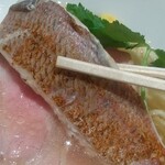 麺家 たけ田 - イトヨリダイ？のソテー