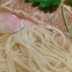 麺家 たけ田 - 麺の感じ