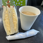 Kimura Ya - 蛋沙拉三明治 熱咖啡